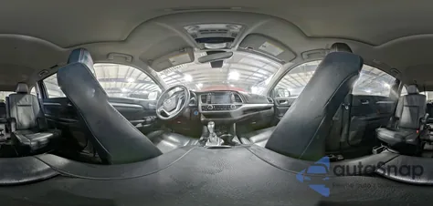 2017 Toyota Highlander Se from USA, damaged, VIN 5TDJZRFH6HS397427